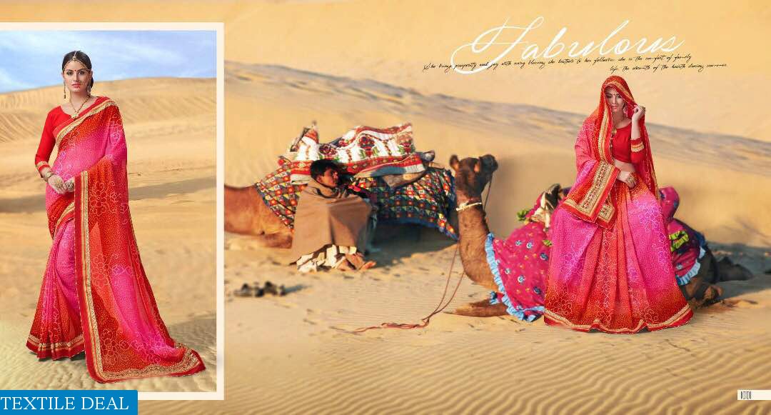 Verseces bindani Wholesale indian bandhani Saree